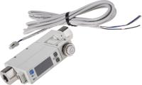 pfm750s-f01-f SMC Compact Mount Flow Controller, 1 → 50 L/min, PNP Output, 24 V dc, 1/8 in Pipe