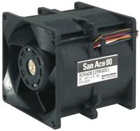 9cra0848p8g001 Sanyo Denki San Ace 9CRA Series Axial Fan, 48 V dc, DC Operation, 270m³/h, 63.4W, 1.32A Max, 80 x 80 x 80mm