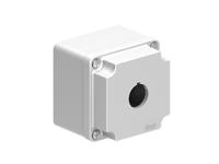 lpzm1a8 Lovato Grey Metal LPZM Empty Control Station - 1 Hole 22.5mm Diameter