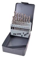 p-19906 Makita 19-Piece Twist Drill Bit Set for Metal, 10mm Max, 1mm Min, HSS Bits