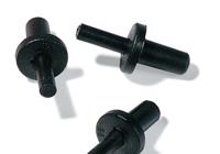 241-11820-ty8p2-set-pa66-bk HellermannTyton Polyamide 6.6 Rivet, 8mm