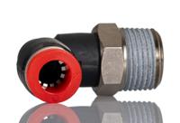 c01470848 Norgren Pneufit C Series Swivel Elbow, R 1/2 to Push In 8 mm, Threaded-to-Tube Connection Style