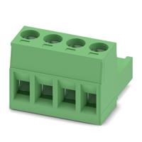 1754481 Phoenix Contact, 5mm Pitch, MSTB 2.5/ 4-ST, 4 Way, Right Angle, Pluggable Terminal Block, Plug, Screw Termination,