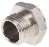 0682-00-17 Legris 0682 Stainless Steel 12bar Pneumatic Silencer, Threaded, G 3/8 Male