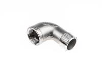499-3338 RS PRO Stainless Steel Pipe Fitting, 90° Circular Elbow, Female R 3/4in x Male R 3/4in