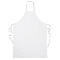 2207whr Portwest White Reusable Polyester, PVC Apron