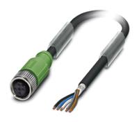 1682948 Phoenix Contact Female 5 way M12 to 5 way Unterminated Sensor Actuator Cable, 3 m