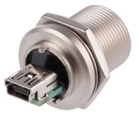 122-3027 RS PRO Straight, Panel Mount, Socket Type Mini B USB Connector