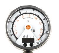 pg2454 ifm electronic Pressure Sensor, -1bar Min, 10bar Max, Analogue + PNP-NO/NC Programmable Output, Relative Reading