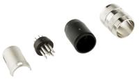 t3504001 Amphenol Industrial, C 091 A 8 Pole M16 Din Plug, 5A, 100 V ac, Male, Cable Mount