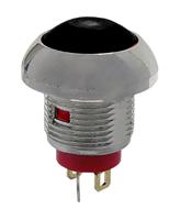 891-9867 RS PRO Illuminated Miniature Push Button Switch, Momentary, Panel Mount, 13.6mm Cutout, SPST, Red LED, 250 V ac @ 200