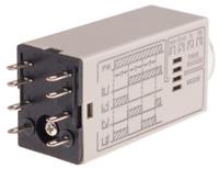 h3yn-21-ac24 Omron H3YN Series DIN Rail, Panel Mount Timer Relay, 24V ac, 2-Contact, 0.1 min → 10h