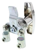 348-7731 Steinbach & Vollman Silver Die Cast Zinc Locking Handle, T-Handle