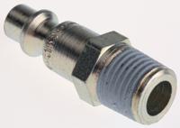 103105152 CEJN Steel Male Pneumatic Quick Connect Coupling, R 1/4 Male Threaded