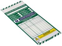 scf03a ScaffTag Safety Scaffolding Tag, English Language, 10 per Pack
