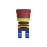pbes22n20r TE Connectivity PBES22 Series Emergency Stop Push Button, Panel Mount, 22.3mm Cutout, 2NO, IP20, IP65