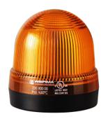 22030000 Werma 220 Series Yellow Continuous lighting Beacon, 12 → 230 V, Base Mount, Filament Bulb