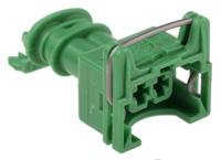 282189-4 TE Connectivity, Junior Power Timer Automotive Connector Socket Green Cable Mount 2 Way