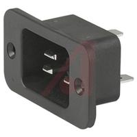 47989100 Schurter C20 Panel Mount IEC Connector Male, 16A, 250 V