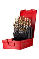 a095206 Dormer 29-Piece Jobber Drill Set for Multi-Material, 13mm Max, 1mm Min, High Speed Steel Bits