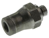 3801-04-19 Legris LF3800 Series Straight Threaded Adaptor, M5 Male to Push In 4 mm, Threaded-to-Tube Connection Style