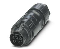 1017632 Phoenix Contact PRC 5-FC-FS6 8-21 HR Series, Female, Cable Mount Solar Connector, Cable CSA, 1.5 → 6mm², Rated