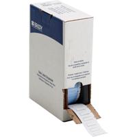 bm-187-1-342-2 Brady B-342 Black on White Heatshrink Labels, 13.08 mm Width, 8.51mm Label Length, 13.08mm Label Width