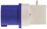 610380 Scame IP20 Blue 1 x 2P + E, 1 x 2P + E Industrial Power Connector Adapter Plug, Socket, Rated At 16A, 250 V