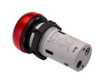 lpmla4 Lovato, LPML, Panel Mount Red LED Pilot Light, 22mm Cutout, IP66, IP67, IP69K, Round, 12V