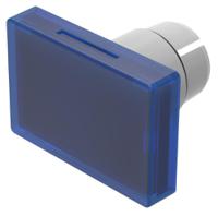 22-9036 EAO Blue Rectangular Push Button Lens for Use with Push Button