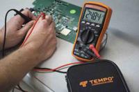 55500084 Tempo MM200 Handheld Digital Multimeter, 10A ac Max, 6mA dc Max, 1000V ac Max - UKAS Calibrated