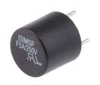 00346021 Schurter PC Board Non Resettable Fuse, Radial 5A, 250V ac