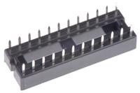 a-24-lc7-t ASSMANN WSW 2.54mm Pitch Vertical 24 Way, Through Hole Stamped Pin Open Frame IC Dip Socket, 1A