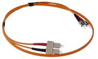 535-7446 RS PRO OM1 Multi Mode OM1 Fibre Optic Cable, 62.5/125μm, Orange, 1m