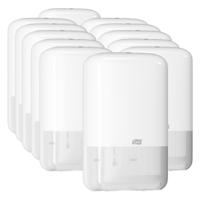 556000 Tork White Plastic Toilet Paper Dispenser, 128mm x 271mm x 159mm