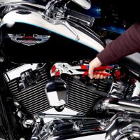 86-05-250 Knipex Plier Wrench, 250 mm Overall, Angled, Bent, Flat, Straight Tip