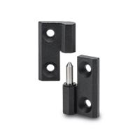 428821 Elesa Zinc Alloy Flag Hinge with a Lift-off Pin, Bolt-on Fixing, 60mm x 60mm x 15mm