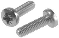 528-924 RS PRO Pozi M6 Pan A2 304 Stainless Steel Machine Screws DIN 7985 x 20.0mm