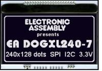 ea-dogxl240s-7 Display Visions EA DOGXL240S-7 EA DOG LCD Display