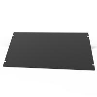 1431-26bk3 Hammond 1441 Series Steel Bottom Plate for Use with Steel Chassis, 8 x 16 x 2in