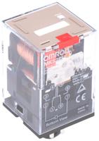 mks2pi-110vac Omron Plug In Relay, 110V ac Coil, 10A Switching Current, DPDT
