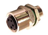 pxmbni08fpf08aflm11002 Bulgin Circular Connector, 8 Contacts, Panel, M8 Connector, Socket, Female, IP67, Buccaneer M8 Series