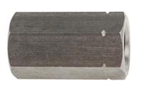 825-297 36mm Plain Stainless Steel Coupling Nut, M12, A2 304