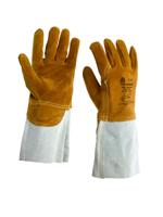 1547150-pa-t08 GUYARD 1547/150 Brown/White Reusable PA Arm Protector for Cut Resistant Use, 150mm Length, 8