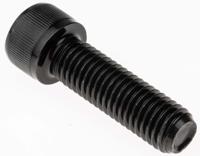 468-0408 RS PRO Black, Self-Colour Steel Hex Socket Cap Screw, DIN 912, M12 x 40mm