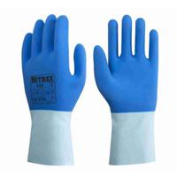 440-11 Unigloves 440 Blue Latex Coated Cotton Work Gloves, Size 11