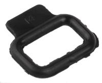 201-20010-r1-pvc-bk HellermannTyton Black PVC retaining clip