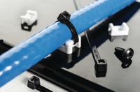 151-30400 HellermannTyton Black Cable Tie Mount 9.4 mm x 14.7mm, 5mm Max. Cable Tie Width