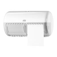 557000 Tork White Plastic Toilet Roll Dispenser, 153mm x 158mm x 286mm