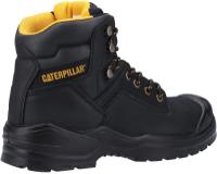 p724913 CAT P724913 Black Steel Toe Capped Unisex Safety Boots, UK 9, EU 43